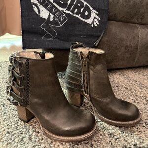 FREEBIRD BY STEVEN Hermosa Black Boots Size 6 NEW w/out Tags